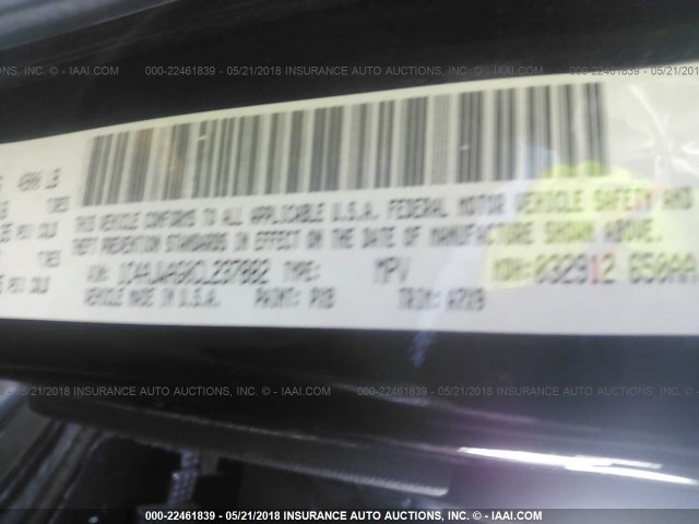 1C4AJWAG0CL237882 - 2012 JEEP WRANGLER SPORT Qara foto 9