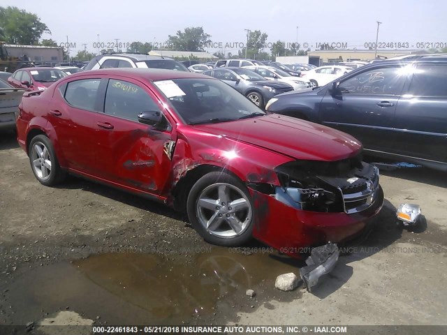 1C3CDZEG9CN206912 - 2012 DODGE AVENGER SXT RED photo 6