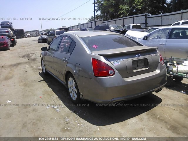 1N4BA41E28C826825 - 2008 NISSAN MAXIMA SE/SL GRAY photo 3