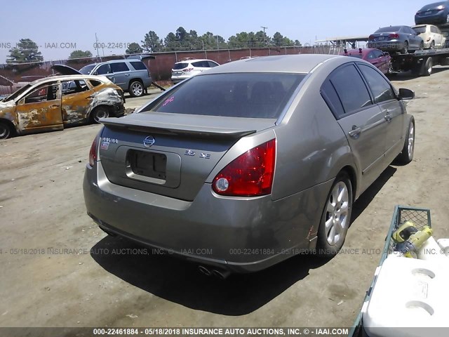 1N4BA41E28C826825 - 2008 NISSAN MAXIMA SE/SL GRAY photo 4