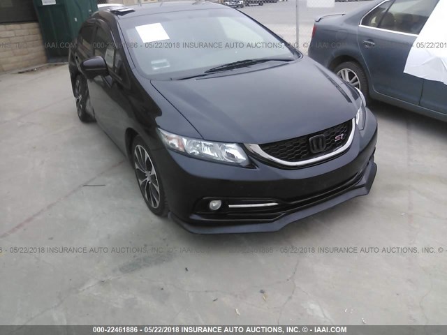 2HGFB6E58EH700056 - 2014 HONDA CIVIC SI BLACK photo 1