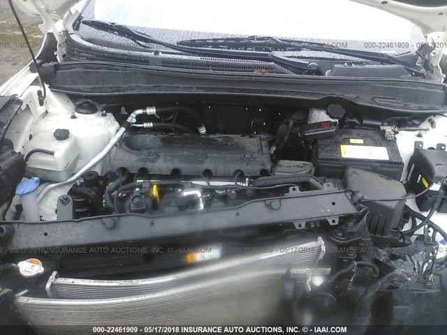 KM8JU3AC5DU709648 - 2013 HYUNDAI TUCSON GLS/LIMITED თეთრი ფოტო 10