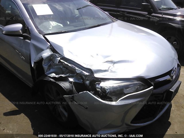 4T1BF1FK5FU935341 - 2015 TOYOTA CAMRY LE/XLE/SE/XSE SILVER photo 6