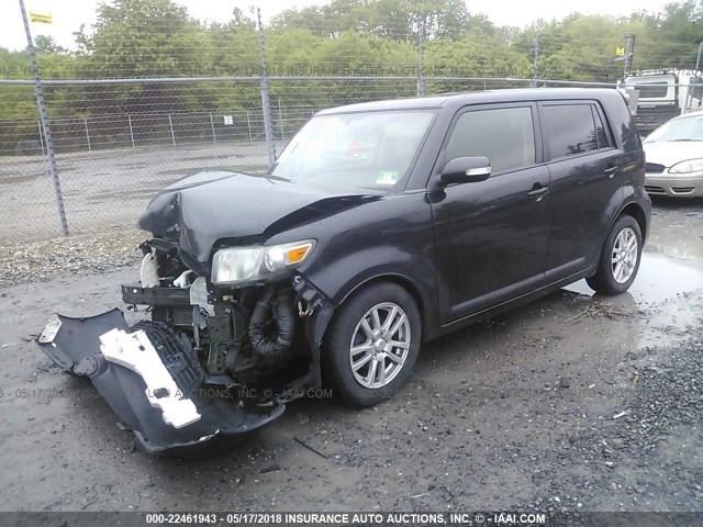 JTLZE4FE3CJ017221 - 2012 TOYOTA SCION XB BLACK photo 2