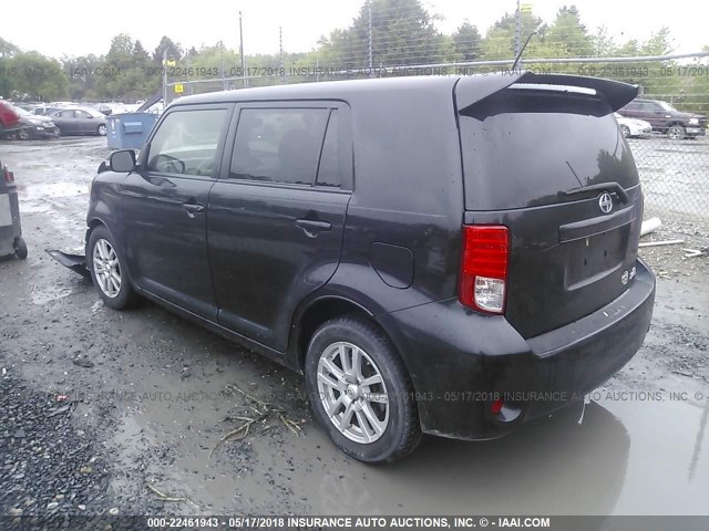 JTLZE4FE3CJ017221 - 2012 TOYOTA SCION XB BLACK photo 3