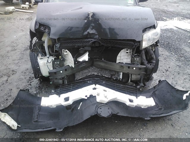 JTLZE4FE3CJ017221 - 2012 TOYOTA SCION XB BLACK photo 6