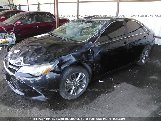 4T1BF1FKXGU592480 - 2016 TOYOTA CAMRY LE/XLE/SE/XSE Dark Blue photo 2