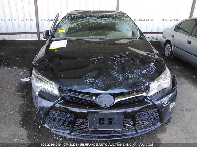 4T1BF1FKXGU592480 - 2016 TOYOTA CAMRY LE/XLE/SE/XSE Dark Blue photo 6