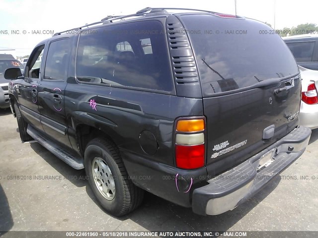 3GNEC16Z35G168573 - 2005 CHEVROLET SUBURBAN C1500 GRAY photo 3