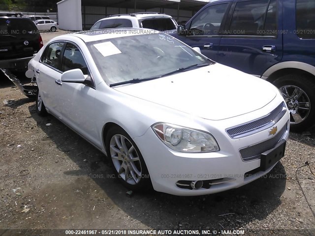 1G1ZE5EUXCF134011 - 2012 CHEVROLET MALIBU LTZ თეთრი ფოტო 1