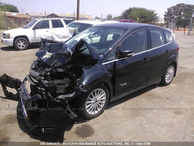 1FADP5CU4FL118624 - 2015 FORD C-MAX PREMIUM SEL BLACK photo 2