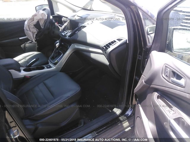 1FADP5CU4FL118624 - 2015 FORD C-MAX PREMIUM SEL BLACK photo 5