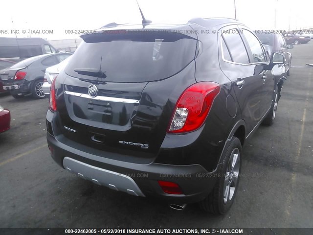 KL4CJFSB2EB591451 - 2014 BUICK ENCORE CONVENIENCE 黑色 照片 4