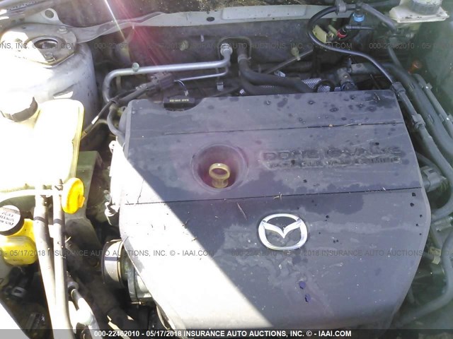 JM1BK144161478114 - 2006 MAZDA 3 HATCHBACK SILVER photo 10