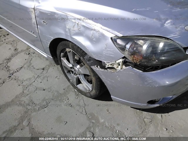 JM1BK144161478114 - 2006 MAZDA 3 HATCHBACK SILVER photo 6