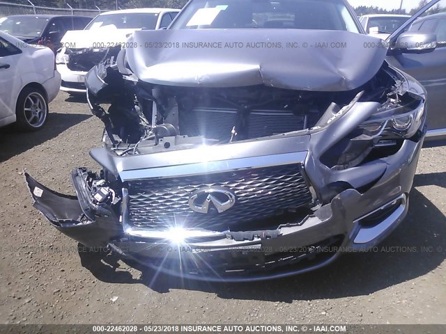 5N1AL0MM9GC522171 - 2016 INFINITI QX60 GRAY photo 6