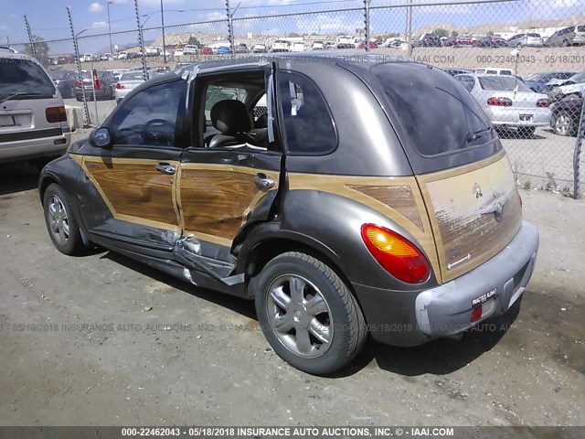 3C8FY68B72T338513 - 2002 CHRYSLER PT CRUISER LIMITED/DREAM CRUISER GRAY photo 3