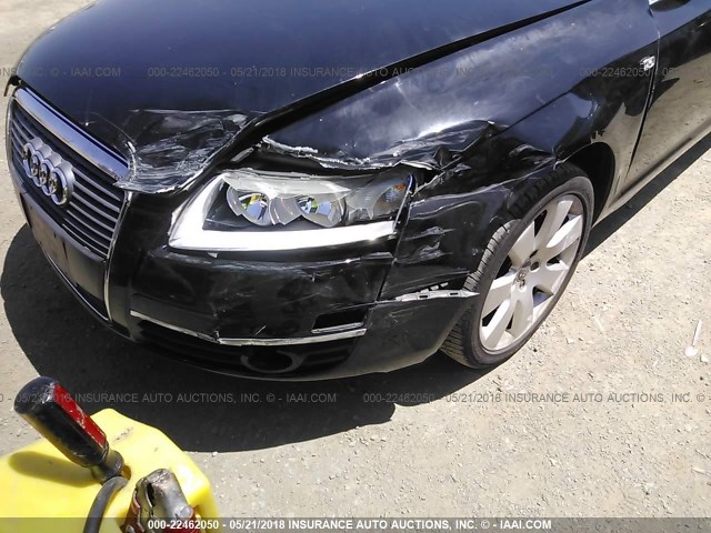 WAUDH74F47N129886 - 2007 AUDI A6 3.2 QUATTRO BLACK photo 6