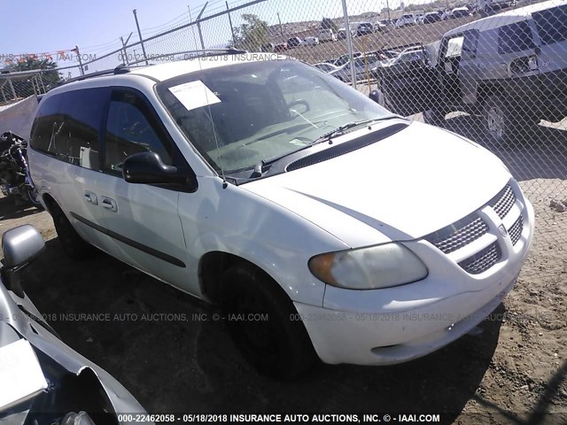 1D4GP44353B291421 - 2003 DODGE GRAND CARAVAN SPORT WHITE photo 1
