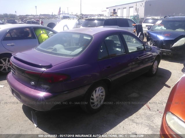 1FALP13P5VW363850 - 1997 FORD ESCORT LX/SPORT PURPLE photo 4