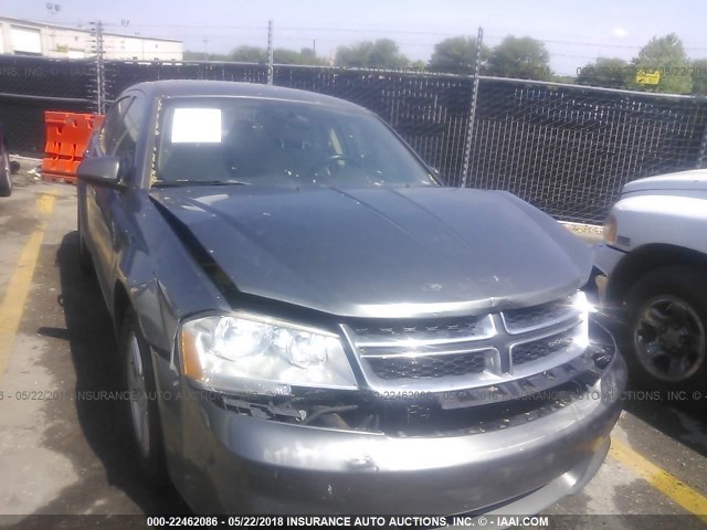 1C3CDZCB4CN157335 - 2012 DODGE AVENGER SXT GRAY photo 6