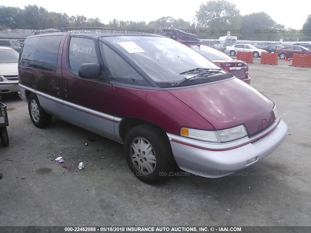 1GNDU06D8PT124985 - 1993 CHEVROLET LUMINA APV RED photo 1