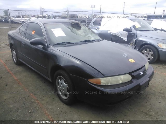 1G3NK12F62C174275 - 2002 OLDSMOBILE ALERO GX BLACK photo 1