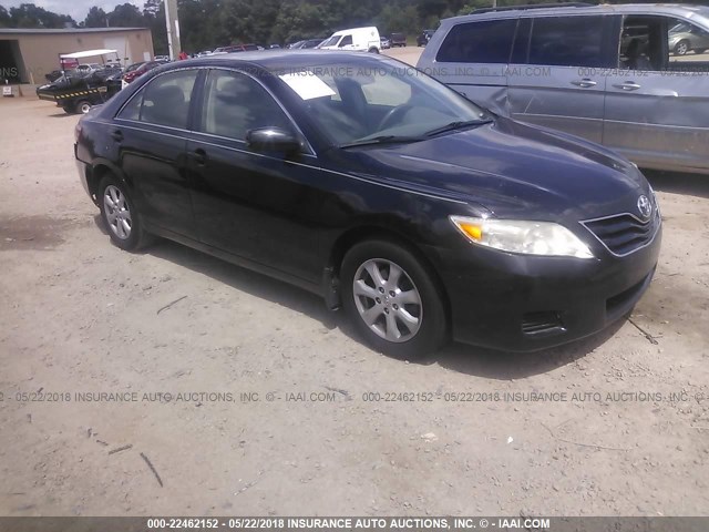 4T1BF3EK1AU113383 - 2010 TOYOTA CAMRY SE/LE/XLE BLACK photo 1