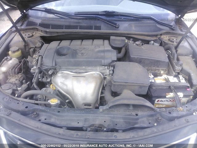 4T1BF3EK1AU113383 - 2010 TOYOTA CAMRY SE/LE/XLE BLACK photo 10