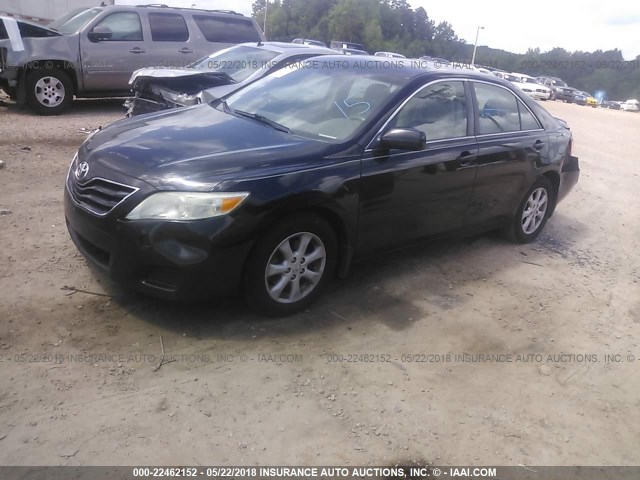 4T1BF3EK1AU113383 - 2010 TOYOTA CAMRY SE/LE/XLE BLACK photo 2