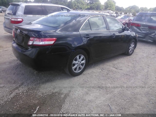 4T1BF3EK1AU113383 - 2010 TOYOTA CAMRY SE/LE/XLE BLACK photo 4