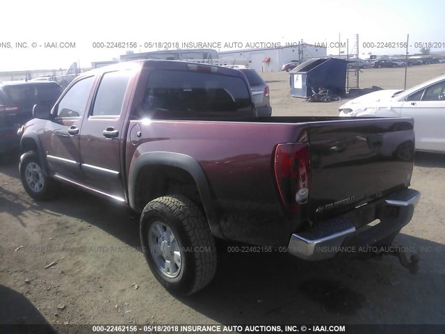 1GCDT33E488228226 - 2008 CHEVROLET COLORADO LT RED photo 3