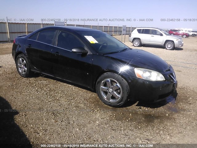 1G2ZH58N974181376 - 2007 PONTIAC G6 GT BLACK photo 1