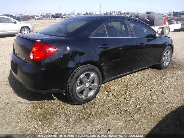 1G2ZH58N974181376 - 2007 PONTIAC G6 GT BLACK photo 4