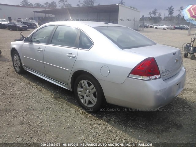 2G1WB5E37E1163706 - 2014 CHEVROLET IMPALA LIMITED LT SILVER photo 3