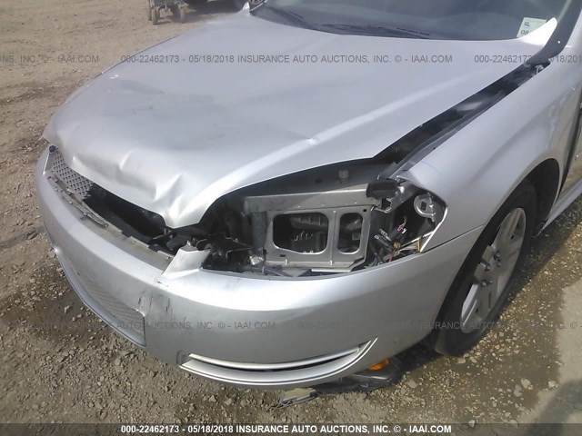 2G1WB5E37E1163706 - 2014 CHEVROLET IMPALA LIMITED LT SILVER photo 6