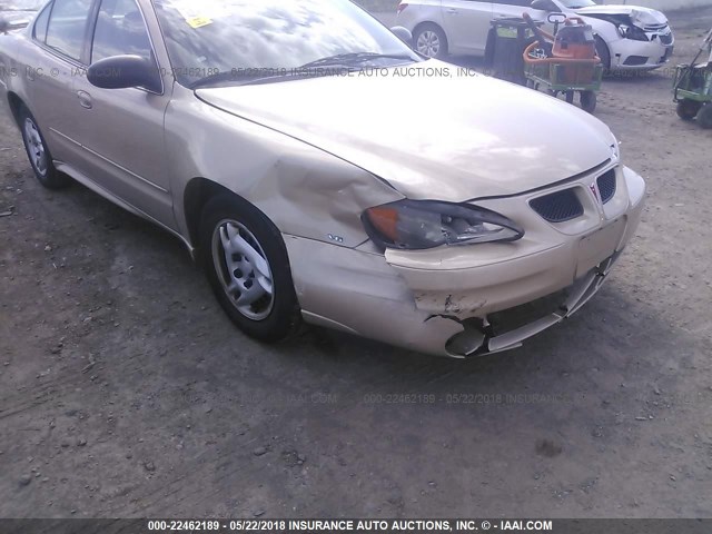 1G2NF52E94M607110 - 2004 PONTIAC GRAND AM SE1 GOLD photo 6