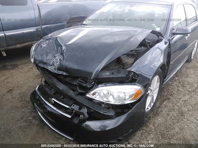 2G1WC5E35F1111232 - 2015 CHEVROLET IMPALA LIMITED LTZ GRAY photo 6