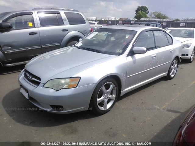 4S3BL626867200600 - 2006 SUBARU LEGACY 2.5I LIMITED GRAY photo 2