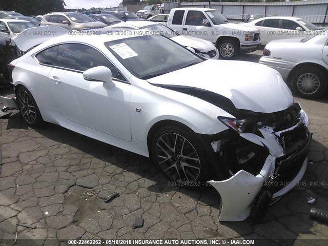 JTHHE5BC1H5017377 - 2017 LEXUS RC 350 WHITE photo 1