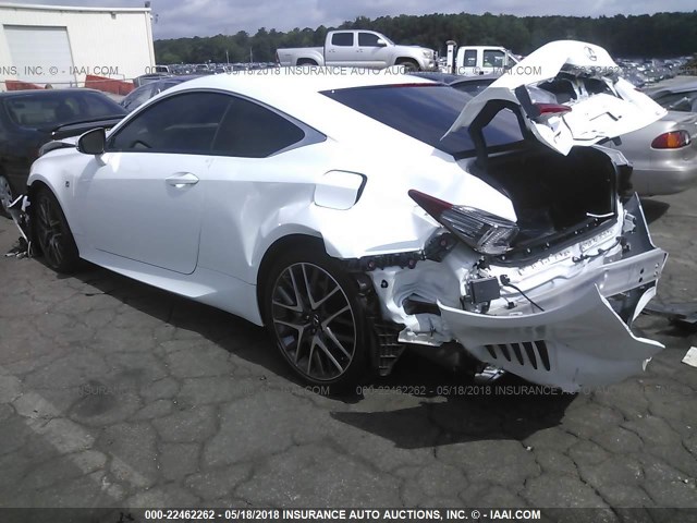 JTHHE5BC1H5017377 - 2017 LEXUS RC 350 WHITE photo 3