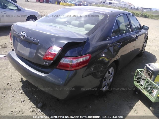 4T4BE46K79R079636 - 2009 TOYOTA CAMRY SE/LE/XLE ნაცრისფერი ფოტო 4