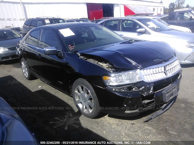 3LNHM28TX7R609944 - 2007 LINCOLN MKZ BLACK photo 1