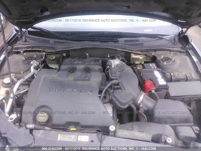 3LNHM28TX7R609944 - 2007 LINCOLN MKZ BLACK photo 10