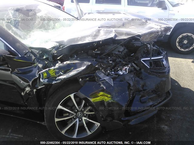 19UUB2F79FA019775 - 2015 ACURA TLX ADVANCE BLACK photo 6
