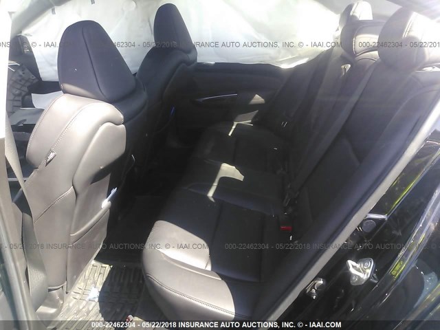 19UUB2F79FA019775 - 2015 ACURA TLX ADVANCE BLACK photo 8