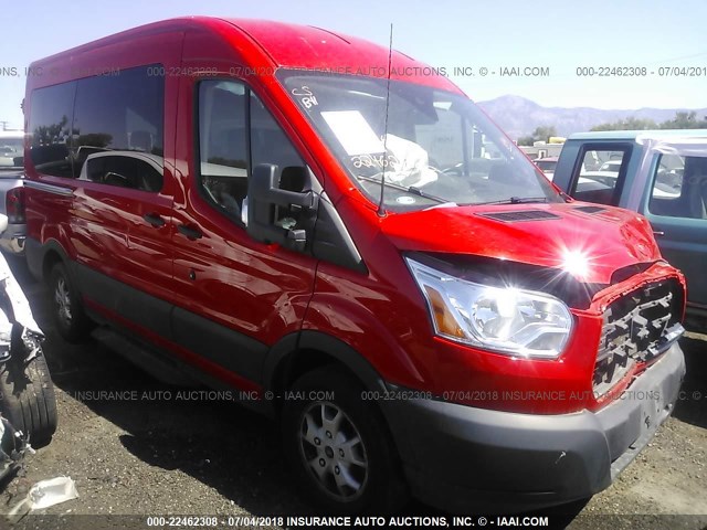 1FMZK1CG6GKB48566 - 2016 FORD TRANSIT T-150 RED photo 1