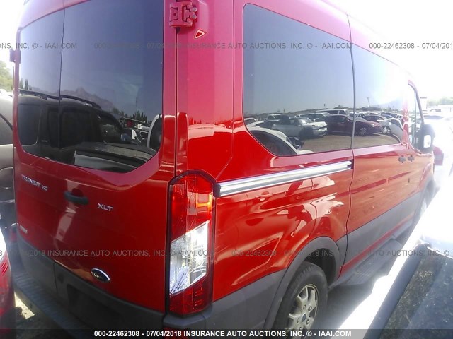 1FMZK1CG6GKB48566 - 2016 FORD TRANSIT T-150 RED photo 4