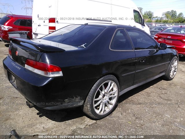 JHMBB6241WC006191 - 1998 HONDA PRELUDE BLACK photo 4