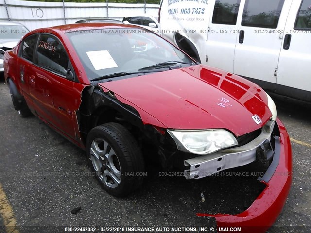 1G8AV12F44Z217222 - 2004 SATURN ION LEVEL 3 RED photo 1